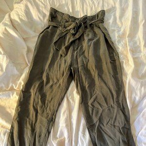 love fire paper bag pants